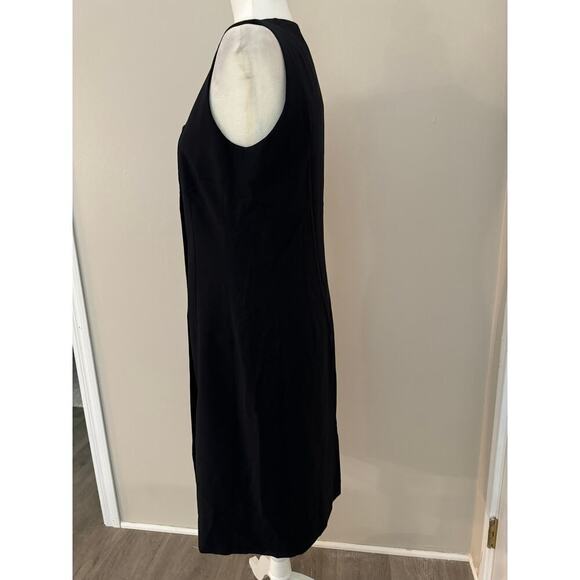 Talbots Collection Dark Blue Sleeveless Dress - Size 6 - Picture 5 of 9